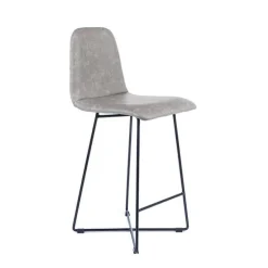 Sessio Tabouret Snack (assise +/- 65 Cm)|Tabouret De Bar (assise +/- 80 Cm)*BarPandora diamant Tabouret snack design rembourré avec pieds filaires en métal noir