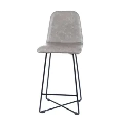 Sessio Tabouret Snack (assise +/- 65 Cm)|Tabouret De Bar (assise +/- 80 Cm)*BarPandora diamant Tabouret snack design rembourré avec pieds filaires en métal noir