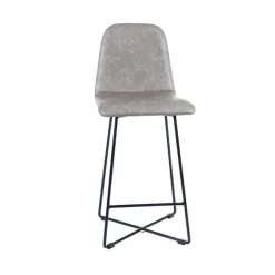 Sessio Tabouret Snack (assise +/- 65 Cm)|Tabouret De Bar (assise +/- 80 Cm)*BarPandora diamant Tabouret snack design rembourré avec pieds filaires en métal noir
