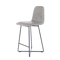 Sessio Tabouret Snack (assise +/- 65 Cm)|Tabouret De Bar (assise +/- 80 Cm)*BarPandora diamant Tabouret snack design rembourré avec pieds filaires en métal noir