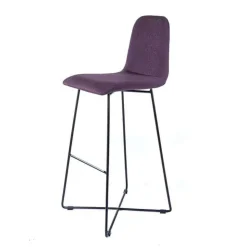 Sessio Tabouret De Bar (assise +/- 80 Cm)*BarPandora Tabouret de bar design en tissu avec pieds filaires en métal