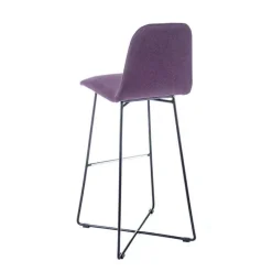 Sessio Tabouret De Bar (assise +/- 80 Cm)*BarPandora Tabouret de bar design en tissu avec pieds filaires en métal