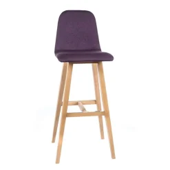Sessio Tabouret De Bar (assise +/- 80 Cm)*BarPandora Tabouret de bar scandinave tissu avec pieds bois