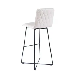 Sessio Tabouret De Bar (assise +/- 80 Cm)*BarPlaza diamant Tabouret de bar design avec pieds filaires en métal