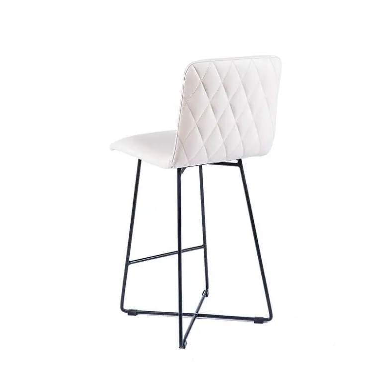 Sessio Tabouret Snack (assise +/- 65 Cm)|Tabouret De Bar (assise +/- 80 Cm)*BarPlaza diamant Tabouret snack style scandinave avec pieds design en métal