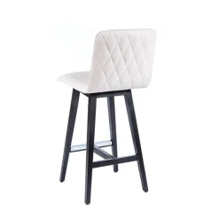 Sessio Tabouret Snack (assise +/- 65 Cm)|Tabouret De Bar (assise +/- 80 Cm)*BarPlaza diamant Tabouret snack style scandinave avec pieds en bois