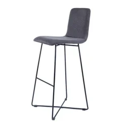 Sessio Tabouret De Bar (assise +/- 80 Cm)*BarPlaza Tabouret de bar scandinave en tissu avec pieds filaires en métal