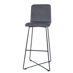 Sessio Tabouret De Bar (assise +/- 80 Cm)*BarPlaza Tabouret de bar scandinave en tissu avec pieds filaires en métal
