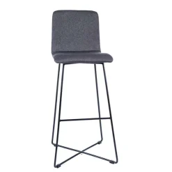 Sessio Tabouret De Bar (assise +/- 80 Cm)*BarPlaza Tabouret de bar scandinave en tissu avec pieds filaires en métal