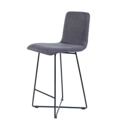 Sessio Tabouret Snack (assise +/- 65 Cm)|Tabouret De Bar (assise +/- 80 Cm)*BarPlaza Tabouret hauteur 65 cm scandinave en tissu avec pieds filaires en métal