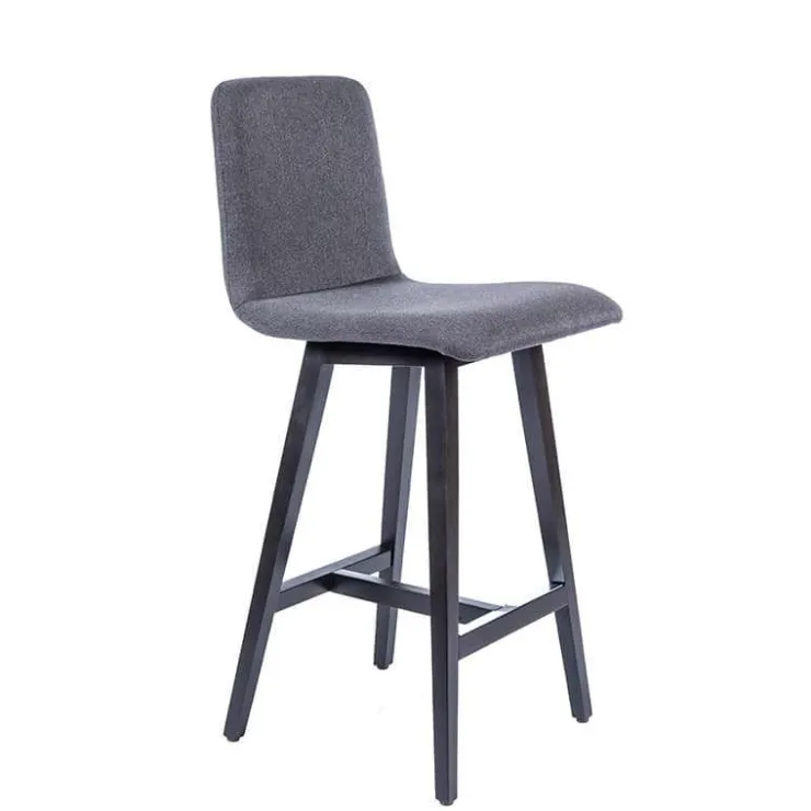 Sessio Tabouret Snack (assise +/- 65 Cm)|Tabouret De Bar (assise +/- 80 Cm)*BarPlaza Tabouret snack style scandinave en tissu et pieds bois