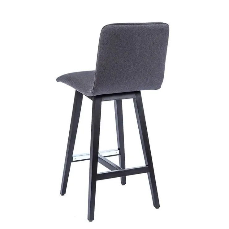 Sessio Tabouret Snack (assise +/- 65 Cm)|Tabouret De Bar (assise +/- 80 Cm)*BarPlaza Tabouret snack style scandinave en tissu et pieds bois