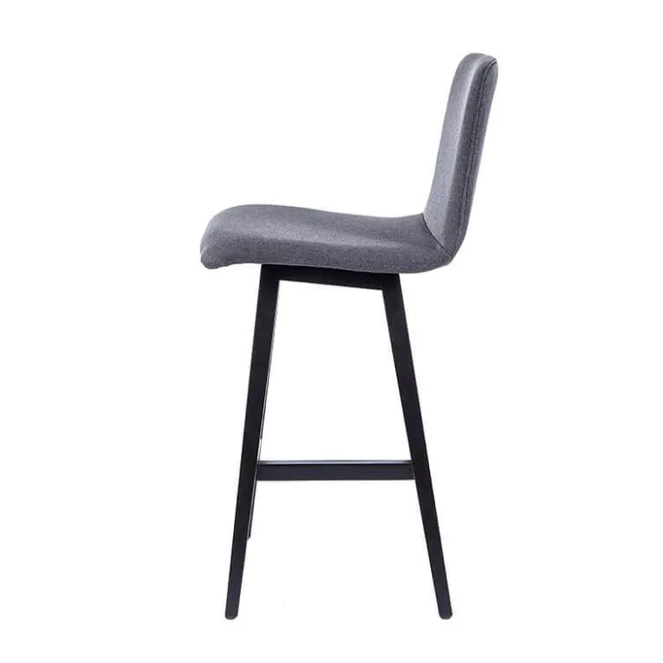 Sessio Tabouret Snack (assise +/- 65 Cm)|Tabouret De Bar (assise +/- 80 Cm)*BarPlaza Tabouret snack style scandinave en tissu et pieds bois