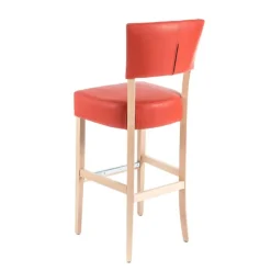 Sessio Tabouret Snack (assise +/- 65 Cm)|Tabouret De Bar (assise +/- 80 Cm)*BarSteffi 2 Tabouret snack matelassé en bois et synthétique