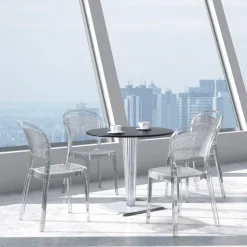 Chaise De Cuisine|Chaise De Salle à Manger*Bee Chaise moderne en polycarbonate