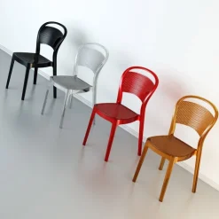 Chaise De Cuisine|Chaise De Salle à Manger*Bee Chaise moderne en polycarbonate
