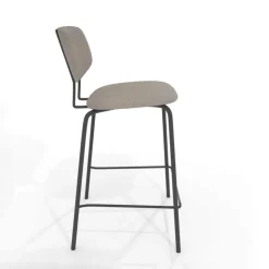 Perfecta Tabouret Snack (assise +/- 65 Cm)|Tabouret De Bar (assise +/- 80 Cm)*Bistro Tabouret snack inspiration vintage en simili et pieds en métal