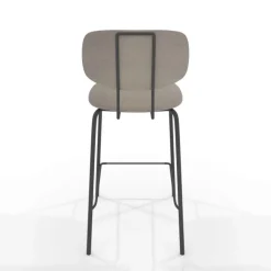 Perfecta Tabouret Snack (assise +/- 65 Cm)|Tabouret De Bar (assise +/- 80 Cm)*Bistro Tabouret snack inspiration vintage en simili et pieds en métal