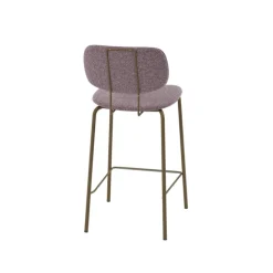 Perfecta Tabouret Snack (assise +/- 65 Cm)*Bistro Tabouret snack rétro en tissu et pieds en métal
