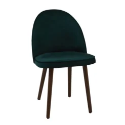 Sessio Chaise Pour Chambre|Chaise De Salle à Manger*Bistrot Chaise cosy en tissu avec pieds en bois