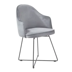 Sessio Chaise De Salle à Manger|Chaise Salon*Bistrot Fauteuil design en tissu et pieds métal