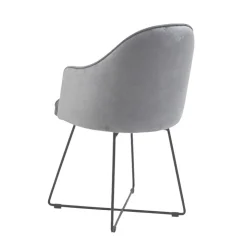 Sessio Chaise De Salle à Manger|Chaise Salon*Bistrot Fauteuil design en tissu et pieds métal