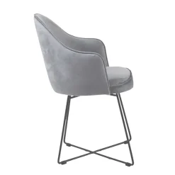 Sessio Chaise De Salle à Manger|Chaise Salon*Bistrot Fauteuil design en tissu et pieds métal