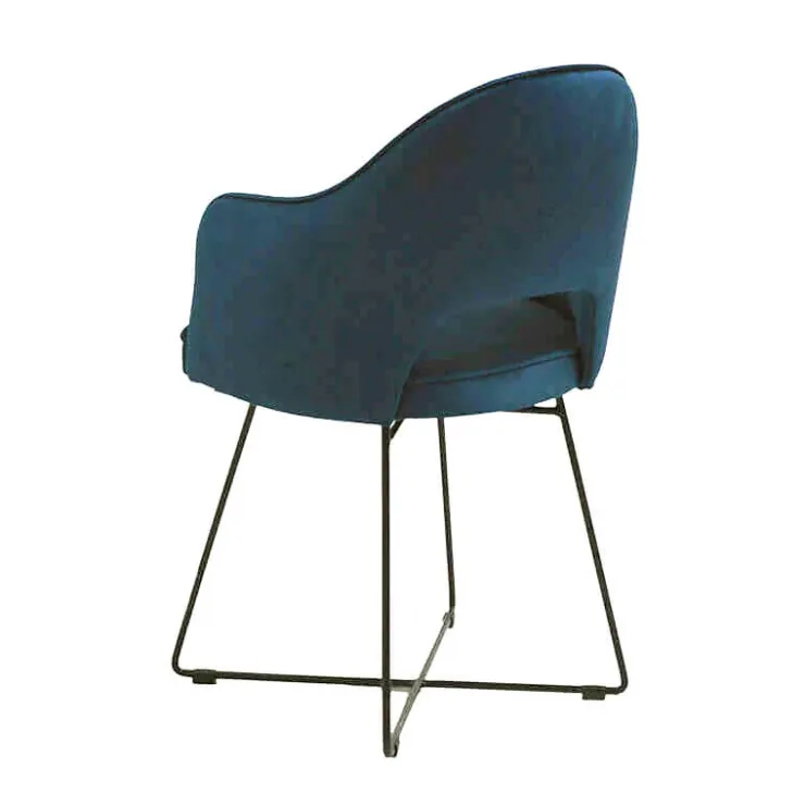 Sessio Chaise De Salle à Manger|Chaise Salon*Bistrot Fauteuil design en tissu avec dossier ajouré