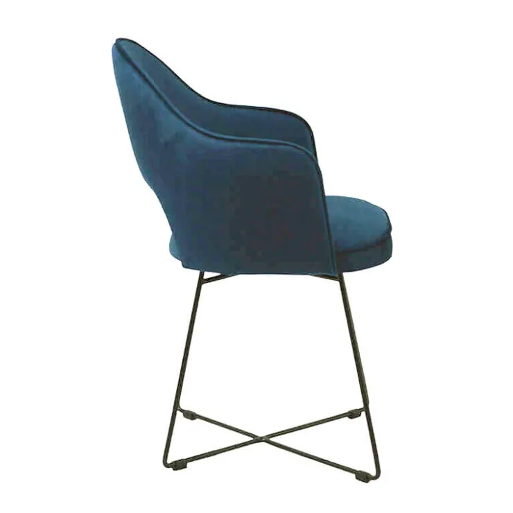 Sessio Chaise De Salle à Manger|Chaise Salon*Bistrot Fauteuil design en tissu avec dossier ajouré