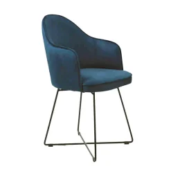 Sessio Chaise De Salle à Manger|Chaise Salon*Bistrot Fauteuil design en tissu avec dossier ajouré