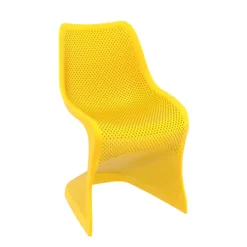 Chaise De Cuisine|Chaise De Salle à Manger*Bloom Chaise design ajourée en polypropylène