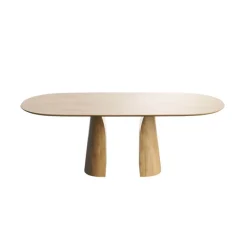 Mobitec Table De Salle à Manger*Blossom ® Table design en bois avec bords arrondis