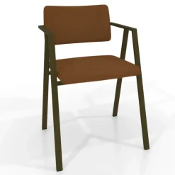 Perfecta Chaise De Cuisine|Chaise De Salle à Manger*Bormio Chaise design en simili avec accoudoirs et pieds en métal