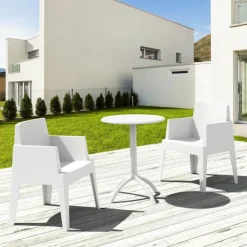 Chaise De Jardin|Fauteuil De Jardin*Box Fauteuil de terrasse moderne en polypropylène