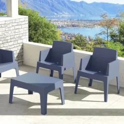 Chaise De Jardin|Fauteuil De Jardin*Box Fauteuil de terrasse moderne en polypropylène