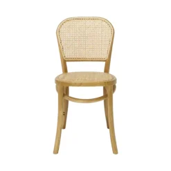Chaise De Cuisine|Chaise De Salle à Manger*BrasserieChaise bistrot en bois et cannage