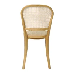 Chaise De Cuisine|Chaise De Salle à Manger*BrasserieChaise bistrot en bois et cannage