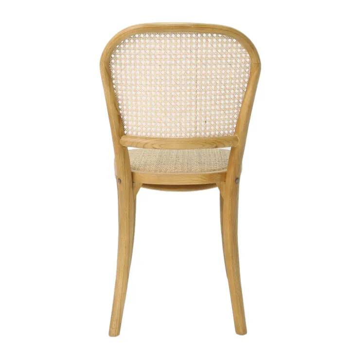 Chaise De Cuisine|Chaise De Salle à Manger*BrasserieChaise bistrot en bois et cannage