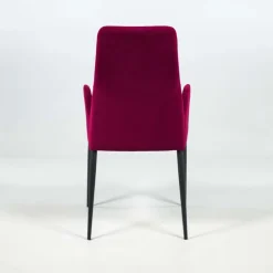 Europea Chaise De Salle à Manger*Bridge Mathilde Fauteuil de salle à manger en tissu et métal