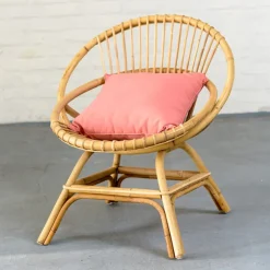 Kok Chaise Salon|Chaise Pour Chambre*BrigitteFauteuil coquille en rotin