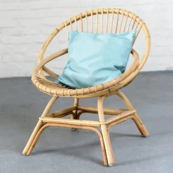 Kok Chaise Salon|Chaise Pour Chambre*BrigitteFauteuil coquille en rotin