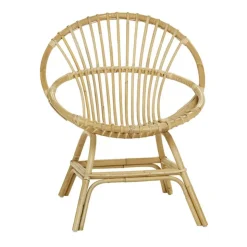 Kok Chaise Salon|Chaise Pour Chambre*BrigitteFauteuil coquille en rotin