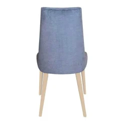 Lujosa Chaise De Salle à Manger|Chaise Salon*Brisa Chaise confortable en tissu pieds bois