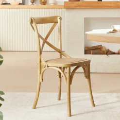 Chaise De Cuisine|Chaise De Salle à Manger*CabaretChaise style bistrot en bois