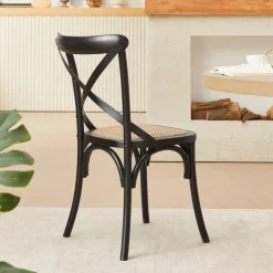 Chaise De Cuisine|Chaise De Salle à Manger*CabaretChaise style bistrot en bois