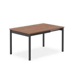 Perfecta Table De Cuisine|Table De Salle à Manger*Cabrio Table carrée extensible en stratifié avec pieds en métal