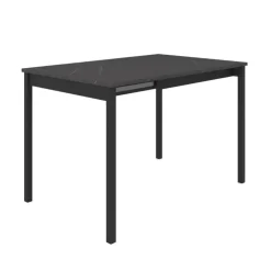 Perfecta Table De Cuisine|Table De Salle à Manger*Cabrio Table snack carrée extensible en stratifié avec pieds en métal