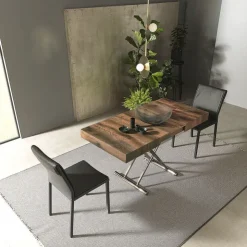 Altacom Table De Salle à Manger|Table De Salon*Calypso Table relevable design avec rallonges fabrication italienne