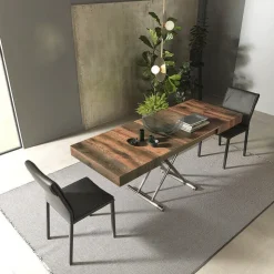 Altacom Table De Salle à Manger|Table De Salon*Calypso Table relevable design avec rallonges fabrication italienne