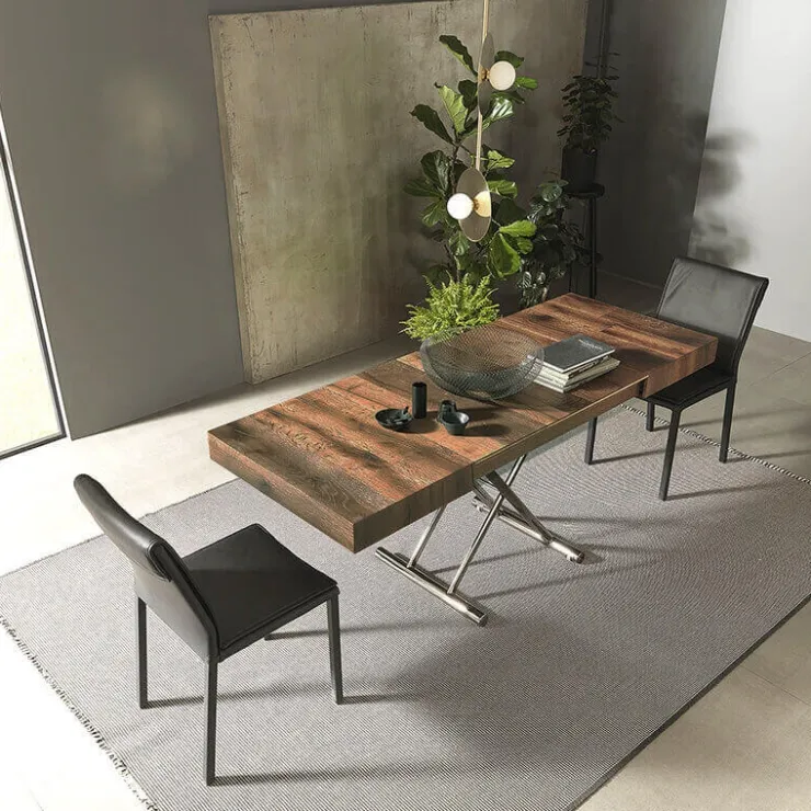 Altacom Table De Salle à Manger|Table De Salon*Calypso Table relevable design avec rallonges fabrication italienne